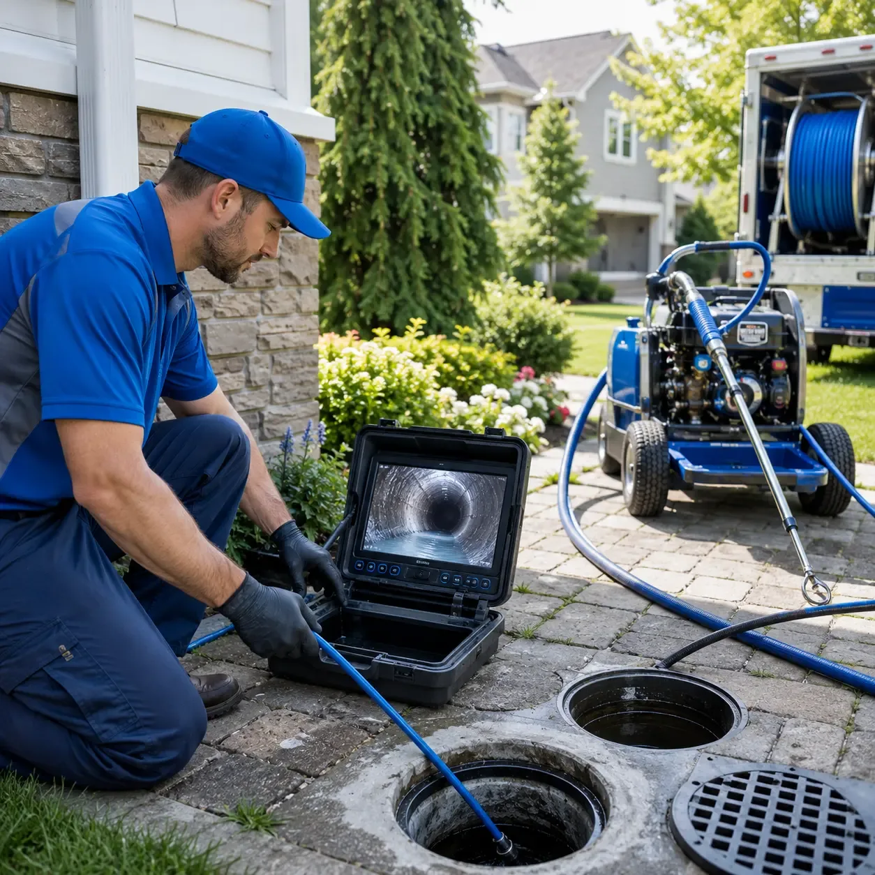 Outdoor drain cleaning professionals serving Preston, OK